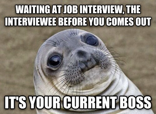 The job interview meme picture